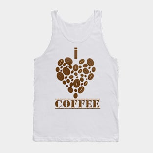 i love coffee Tank Top